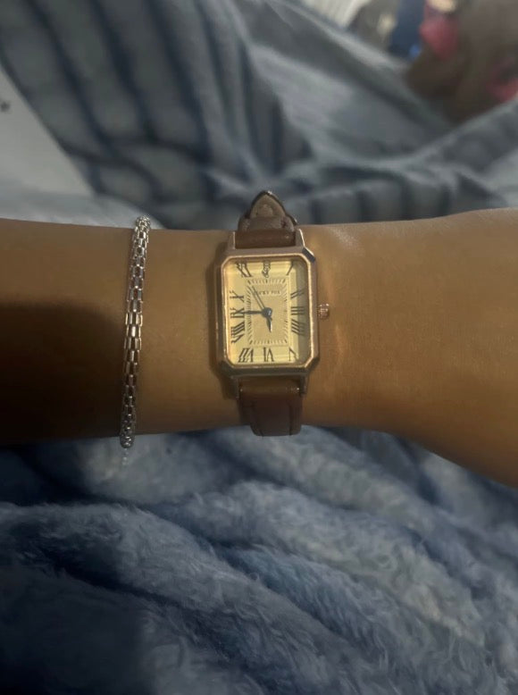 The Lucky Fox – Vintage Rectangle Watch
