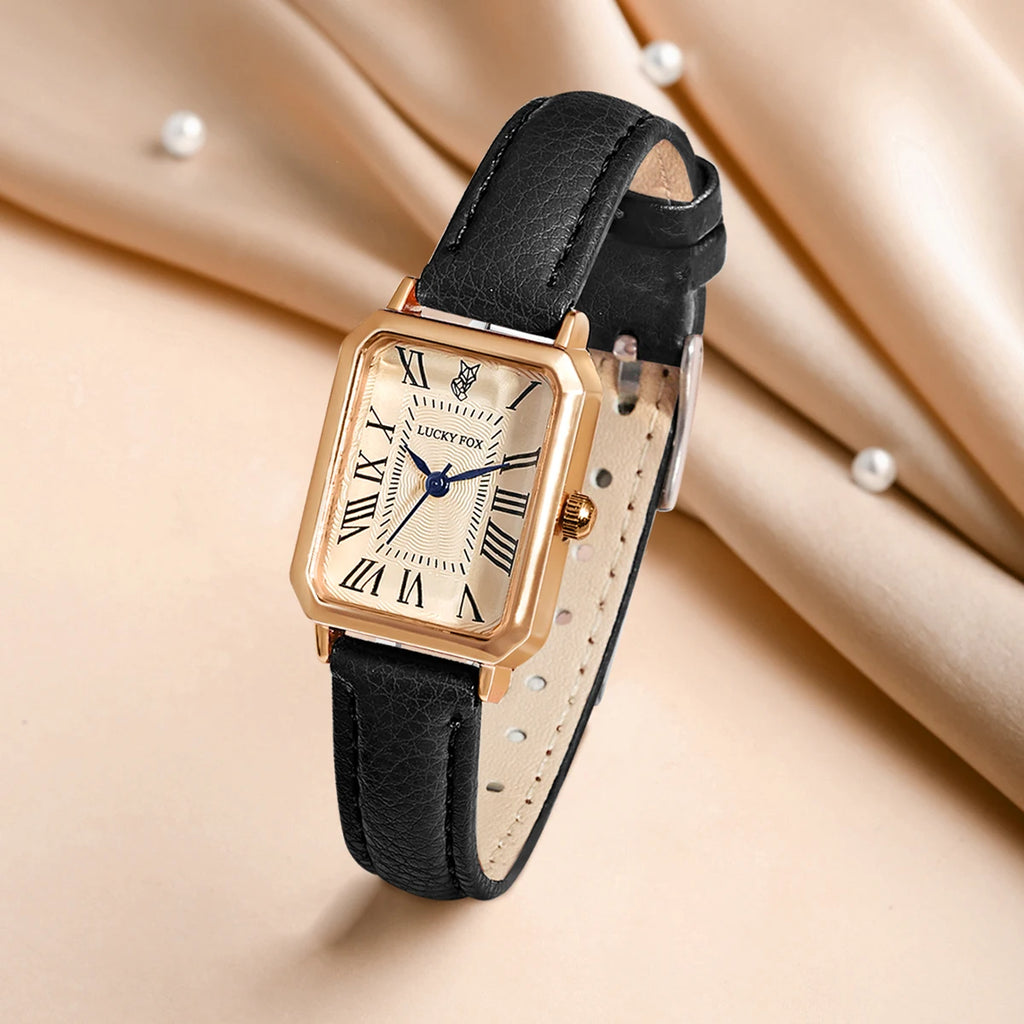The Lucky Fox – Vintage Rectangle Watch
