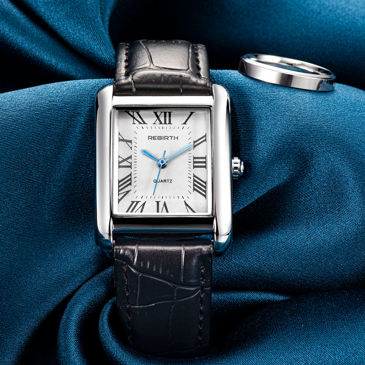 Rebirth Classic – Rectangle Leather Watch